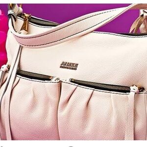 Aimee Kestenberg Pink Leather Dallas Hobo Bag